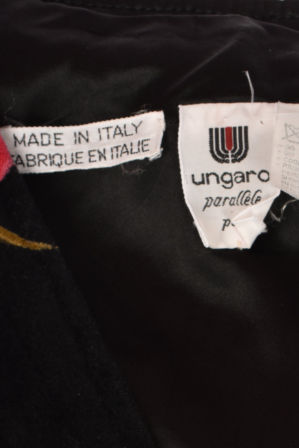 UNGARO VELVET FLORAL WAISTCOAT