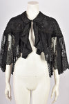 VICTORIAN LACE AND BEADED CAPE S-M-L
