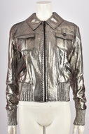 JEAN CLAUDE JITROIS SILVER PYTHON JACKET M