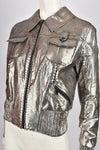 JEAN CLAUDE JITROIS SILVER PYTHON JACKET M