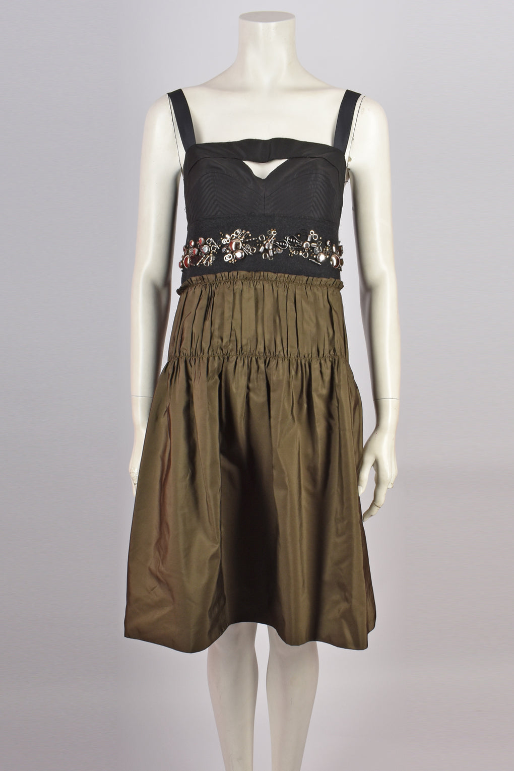 PRADA 2006 EMBELLISHED DRESS L