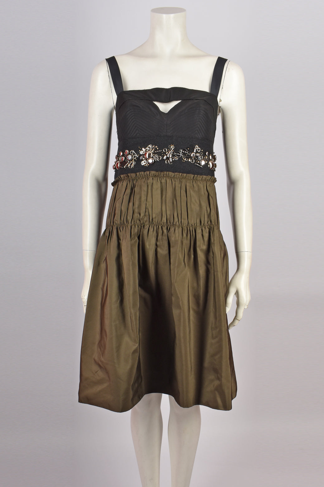 PRADA 2006 EMBELLISHED DRESS L