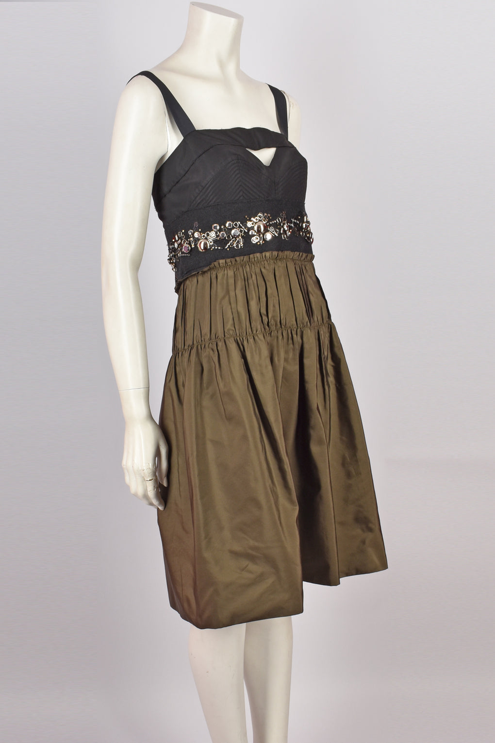 PRADA 2006 EMBELLISHED DRESS L