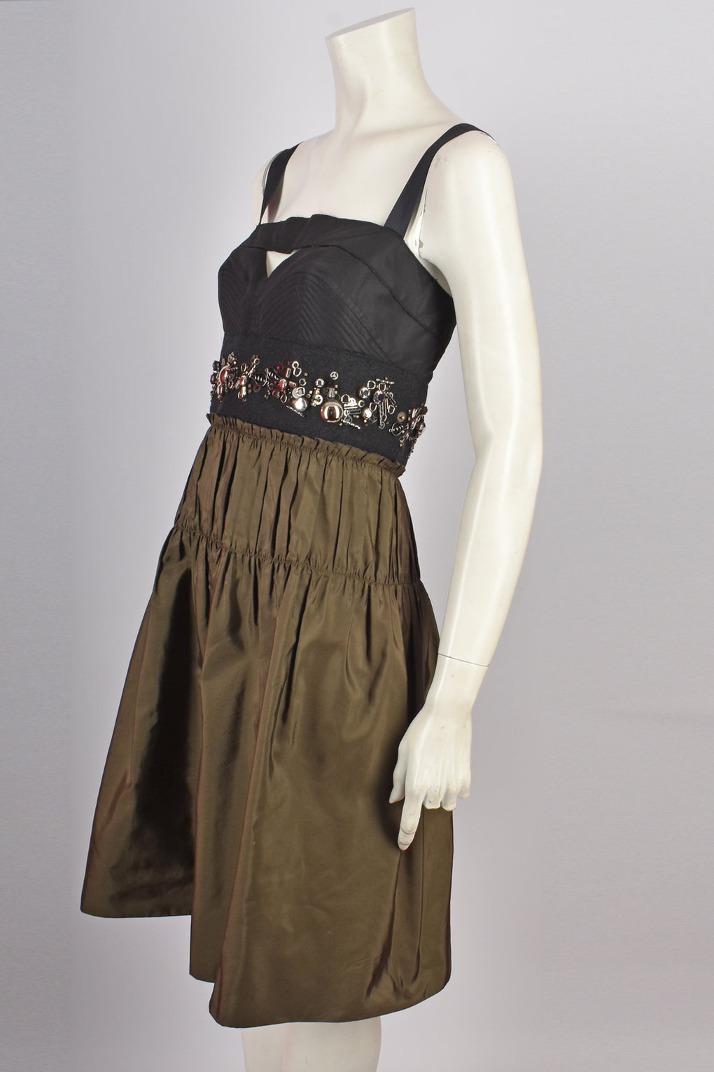 PRADA 2006 EMBELLISHED DRESS L