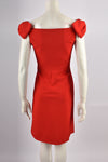 VALENTINO TECHNOCOUTURE RED DRESS S
