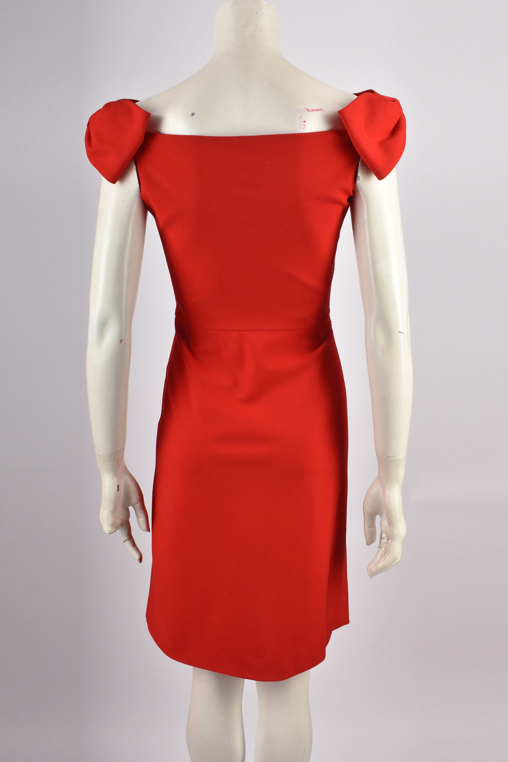 VALENTINO TECHNOCOUTURE RED DRESS S