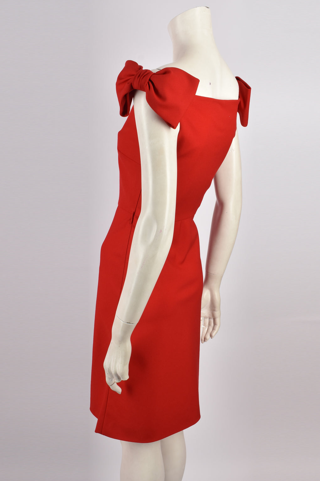 VALENTINO TECHNOCOUTURE RED DRESS S