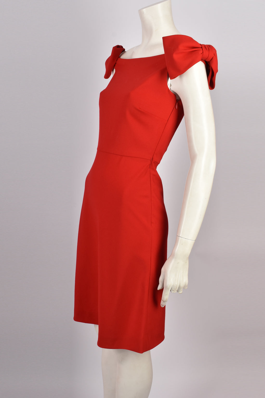 VALENTINO TECHNOCOUTURE RED DRESS S