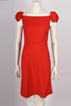 VALENTINO TECHNOCOUTURE RED DRESS S