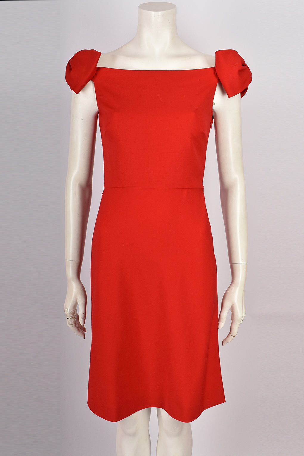 VALENTINO TECHNOCOUTURE RED DRESS S