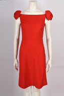 VALENTINO TECHNOCOUTURE RED DRESS S