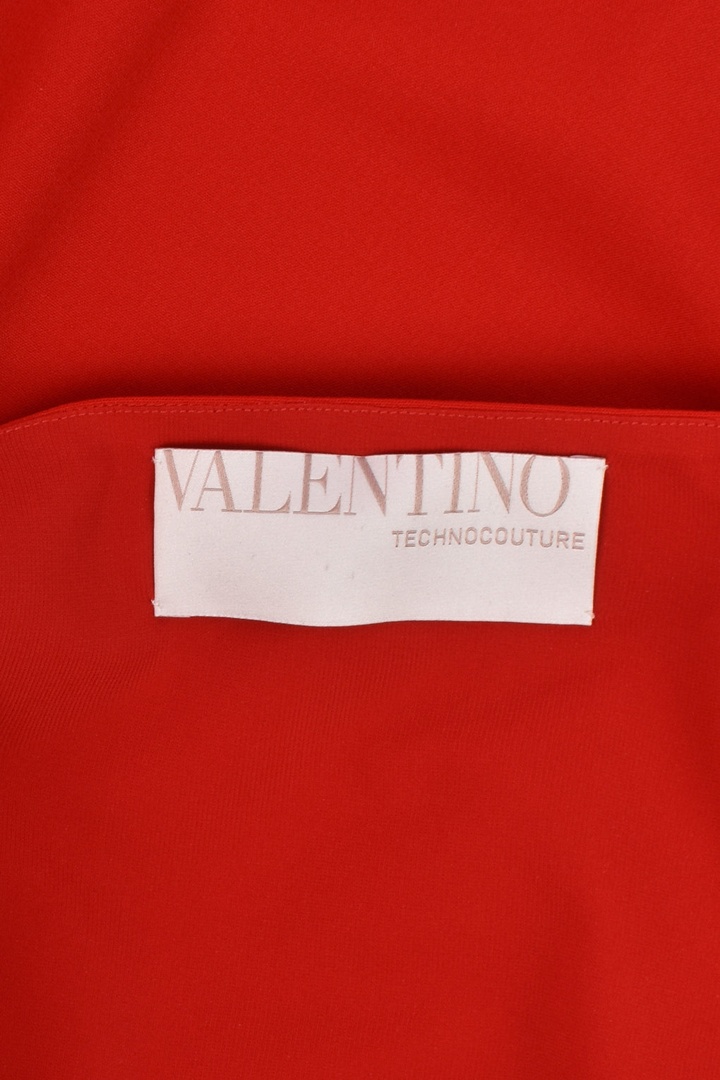 VALENTINO TECHNOCOUTURE RED DRESS S