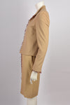 GIANNI VERSACE COUTURE 1990s SKIRT SUIT WITH CORALS S