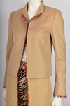 GIANNI VERSACE COUTURE 1990s SKIRT SUIT WITH CORALS S