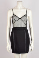 CHANEL WOOL BOUCLE MINI SKIRT S