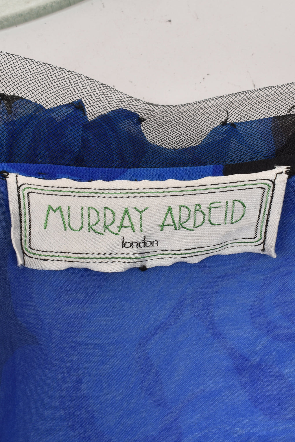 MURRAY ARBEID BLUE SILK ORGANZA TOP