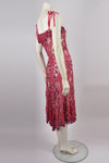 JULIEN MACDONALD SS 2005 PINK DRESS S-M-L