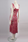 JULIEN MACDONALD SS 2005 PINK DRESS S-M-L