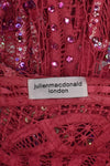JULIEN MACDONALD SS 2005 PINK DRESS S-M-L