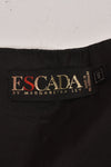 ESCADA BLACK SILK METALLIC STRAPLESS TOP
