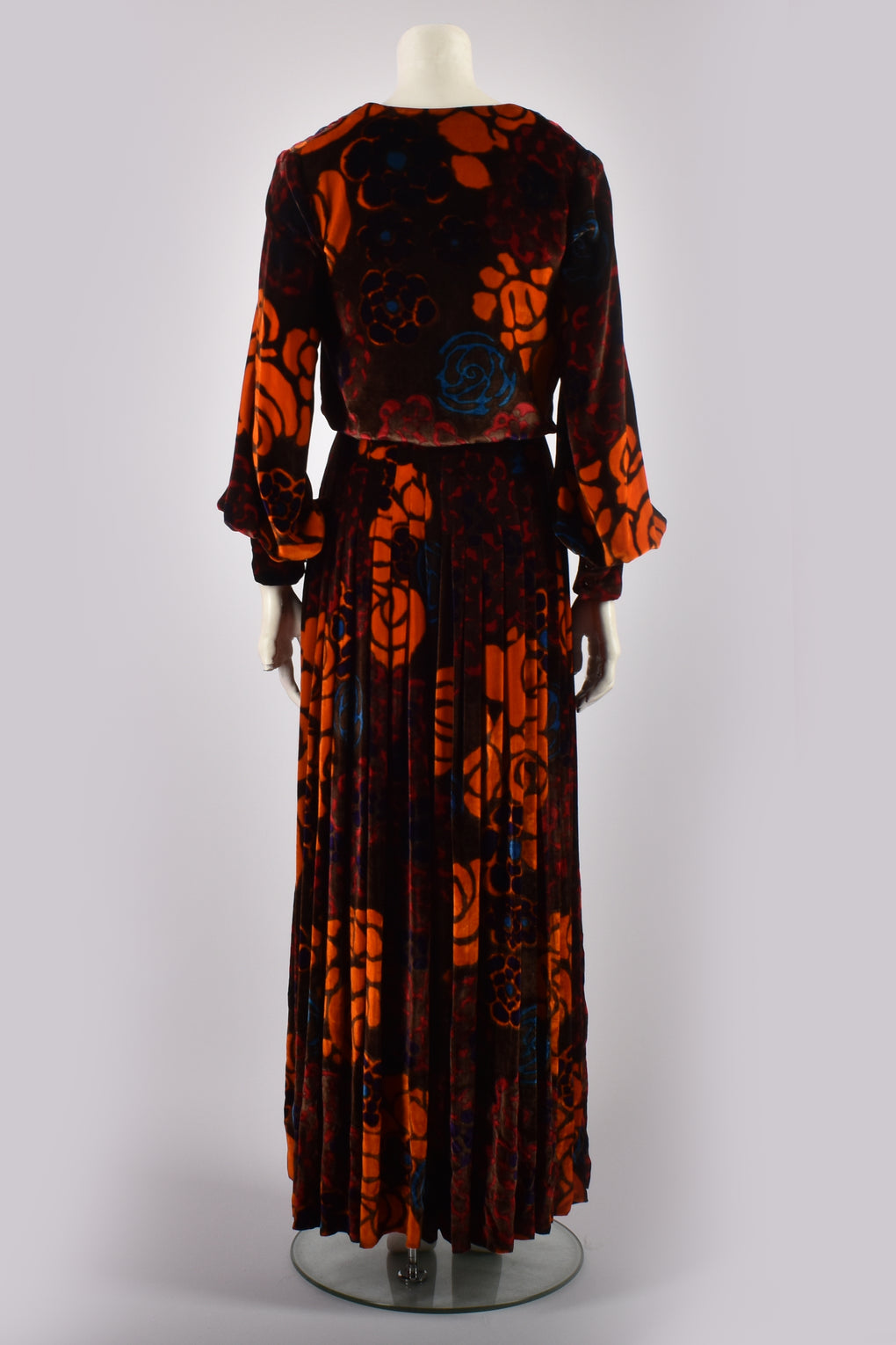 YVES SAINT LAURENT COUTURE VELVET GOWN