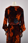 YVES SAINT LAURENT COUTURE VELVET GOWN