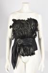 CATWALK COLLECTION 1990S FEATHER CORSET