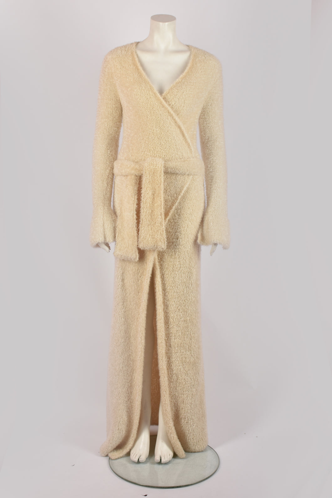 FERRE CREAM KNIT ROBE