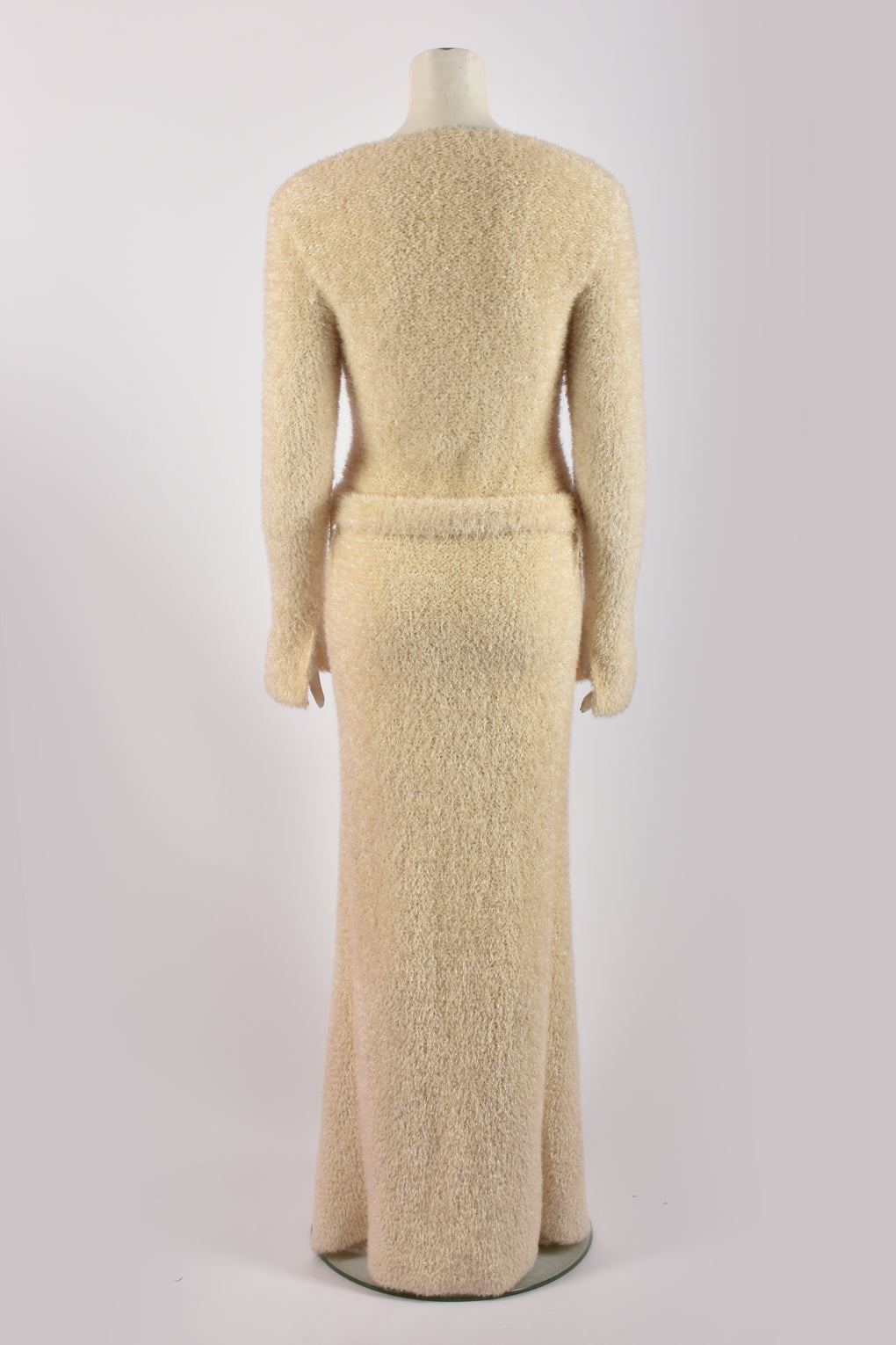 FERRE CREAM KNIT ROBE