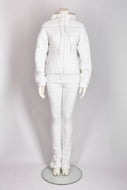 FERRAGAMO RESORT 2024 WHITE SKI STYLE JACKET & TROUSERS