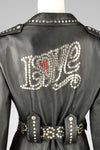 1980S GOSSIP STUDDED LEATHER LOVE JACKET