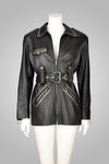 1980S GOSSIP STUDDED LEATHER LOVE JACKET