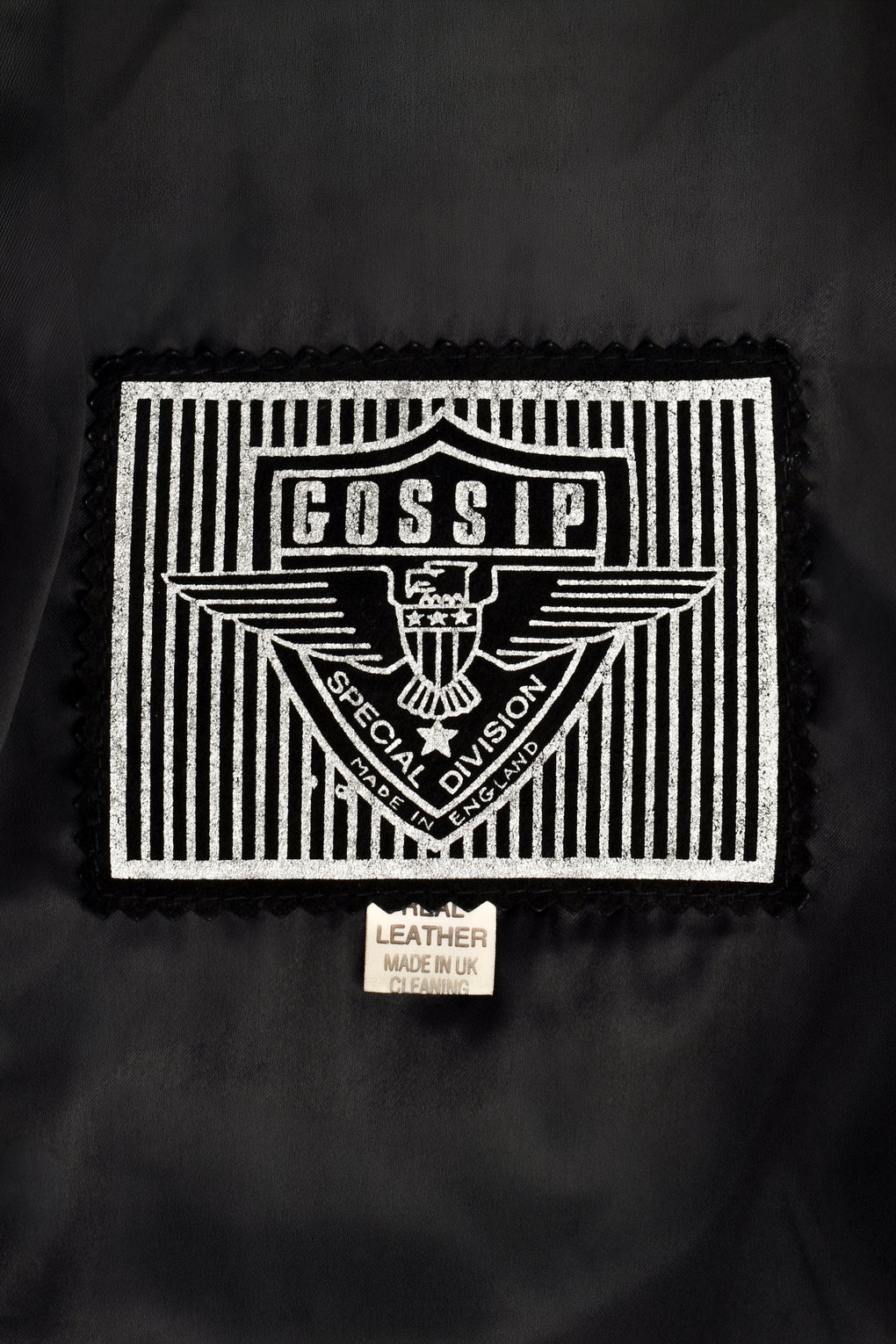 1980S GOSSIP STUDDED LEATHER LOVE JACKET