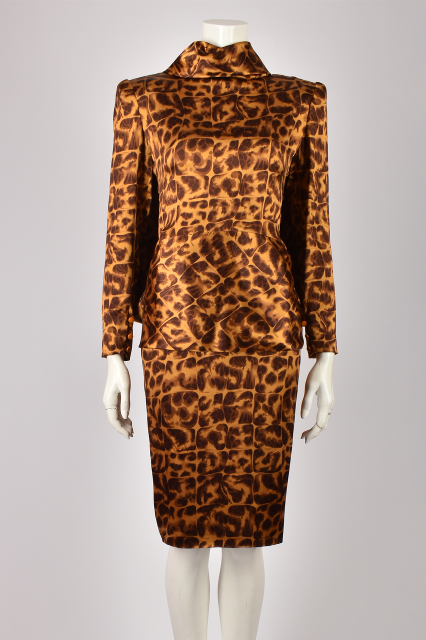 ODICINI GIRAFFE PRINT SKIRT SET – Found And Vision