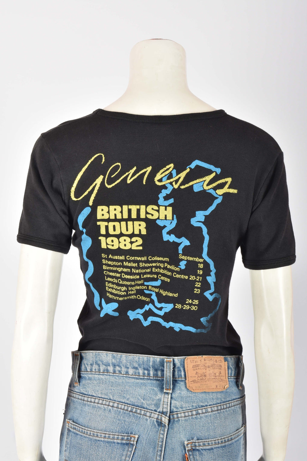 GENESIS BRITISH TOUR 1982 T-SHIRT