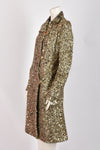 JULIEN MAC DONALD GOLD SEQUIN COAT