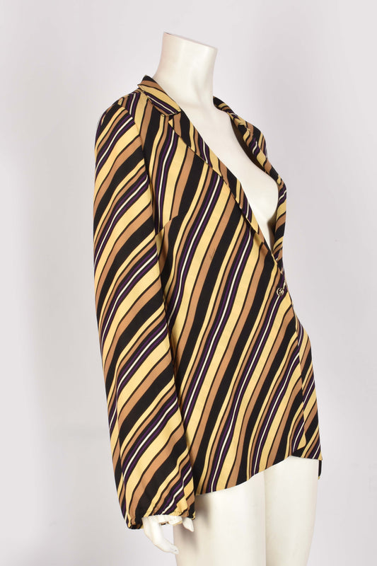 GUCCI SILK STRIPED SHIRT