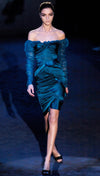 GUCCI BLUE/GREEN DRESS