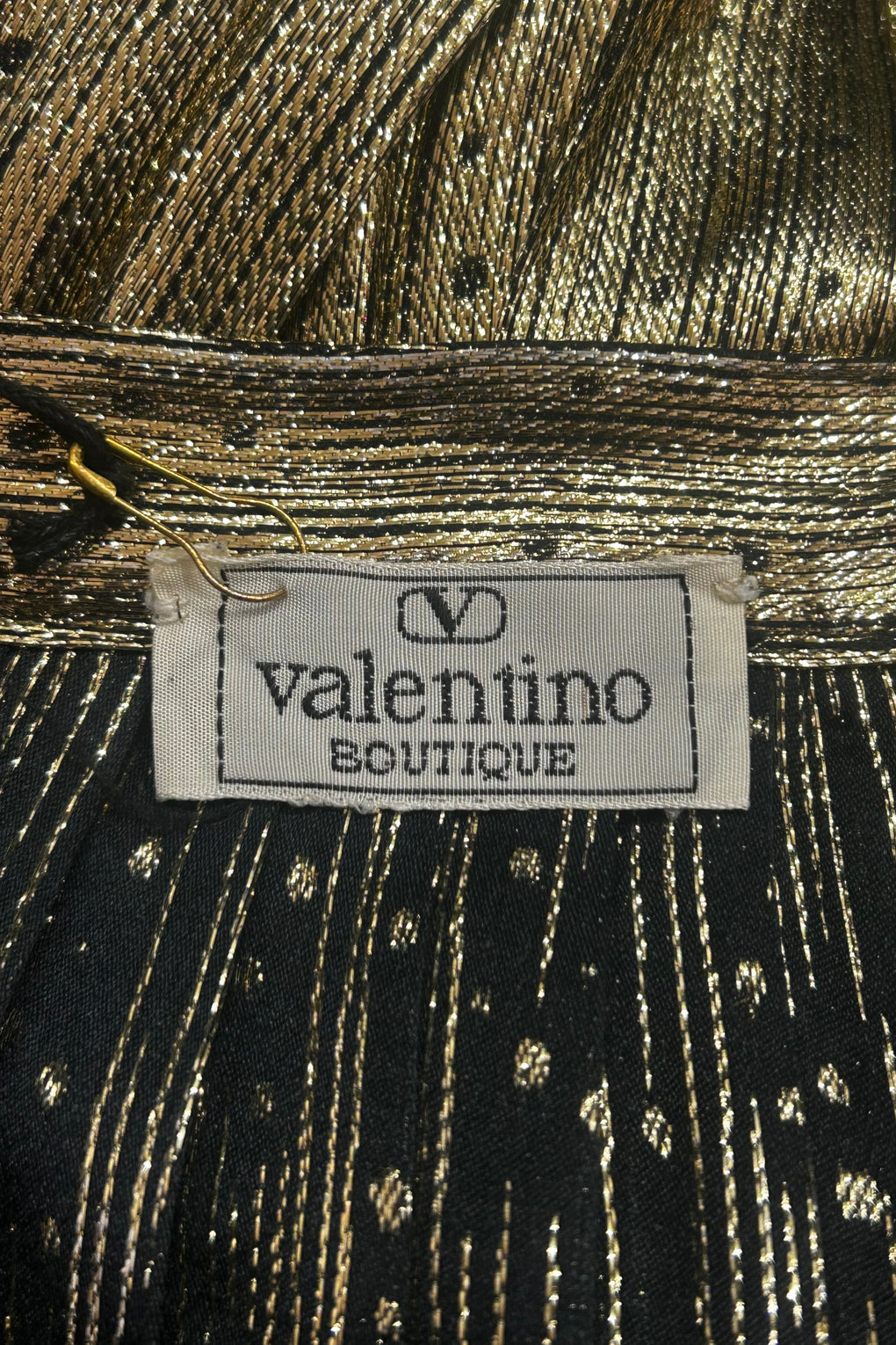 VALENTINO GOLD MAXI SKIRT