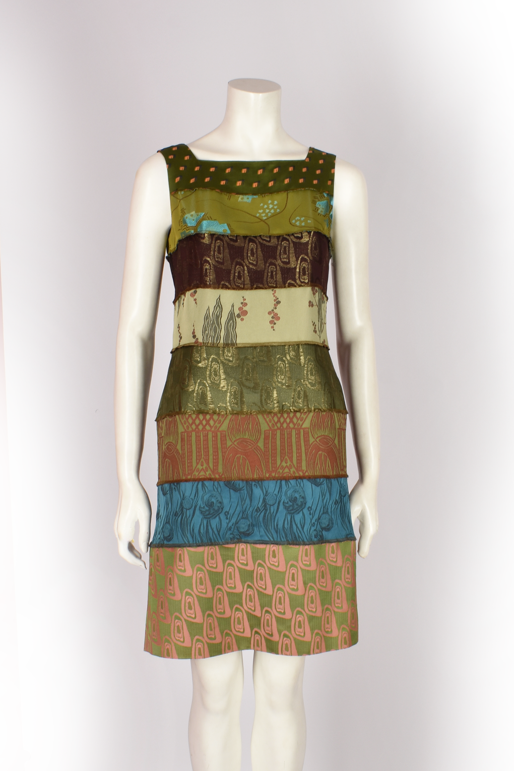 JEAN PAUL GAULTIER F/W 2002 PATTERENED DRESS