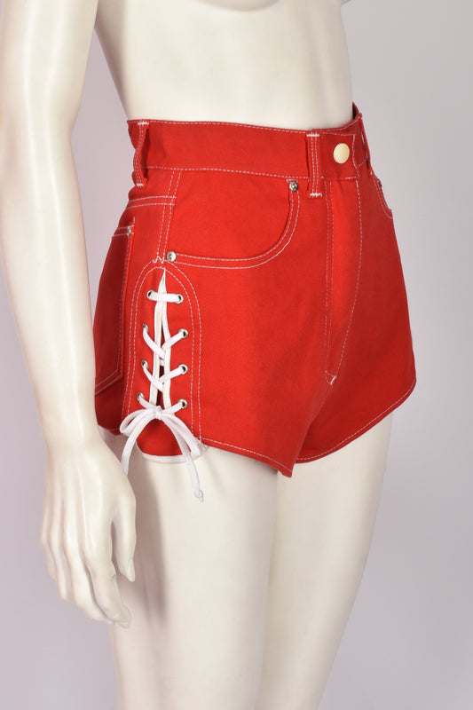 GAULTIER JUNIOR RED SHORTS