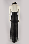 LA PERLA BLACK SHEER GOWN