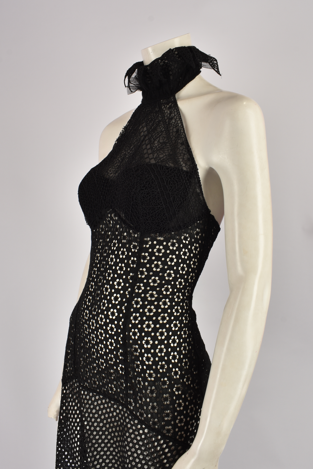 LA PERLA BLACK SHEER GOWN