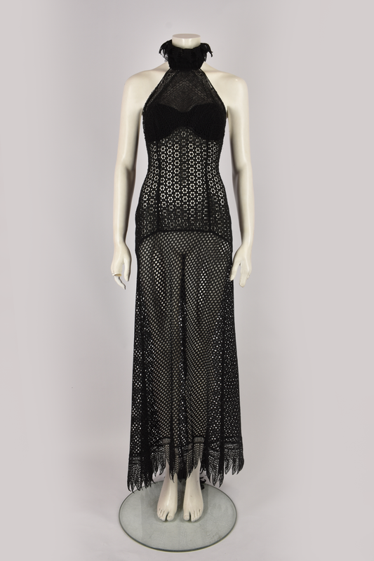 LA PERLA BLACK SHEER GOWN