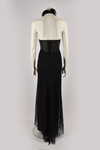 LA PERLA BLACK SHEER GOWN