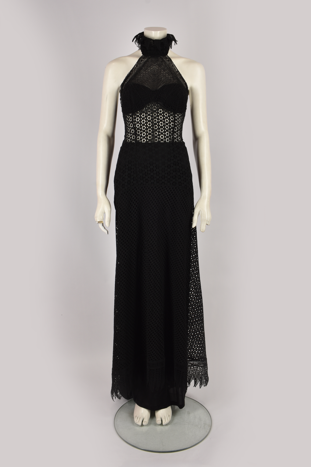 LA PERLA BLACK SHEER GOWN