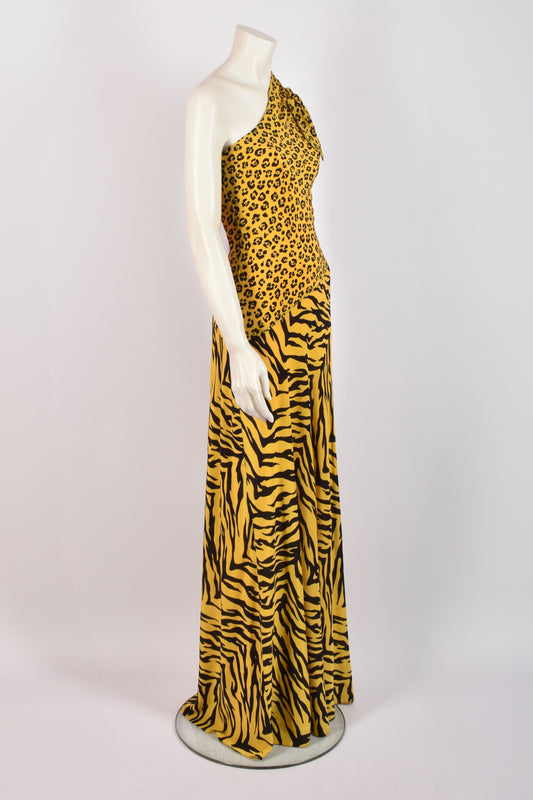 MOSCHINO CHEAP AND CHIC ANIMAL PRINT DRESS