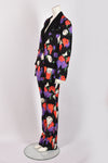 MOSCHINO FLOWER PRINT TROUSER SUIT