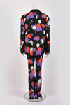 MOSCHINO FLOWER PRINT TROUSER SUIT