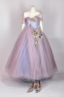 MOSCHINO F/W 2023 LILAC TULLE GOWN